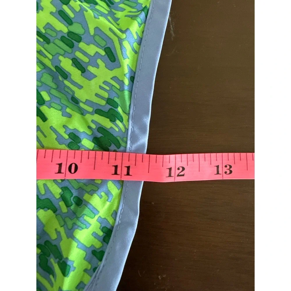 Nike Dri-FIT‎ Running Shorts Girls Large Athletic Green Blue Drawstring